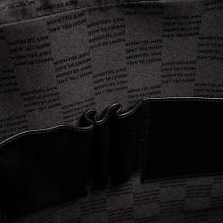 Pre Owned MontBlanc Black Canvas and Leather Nightflight Document Briefcase Bag
