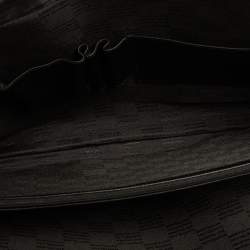 Pre Owned MontBlanc Black Canvas and Leather Nightflight Document Briefcase Bag