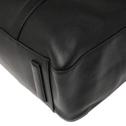 Pre Owned Montblanc Black Soft Grained Leather Meisterstuck Document Briefcase