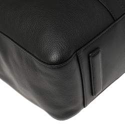 Pre Owned Montblanc Black Soft Grained Leather Meisterstuck Document Briefcase