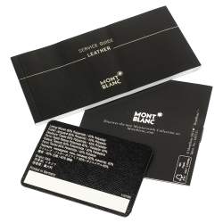 Pre Owned Montblanc Black Soft Grained Leather Meisterstuck Document Briefcase