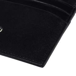 Pre Owned حاف�ظة بطاقات مون بلان مايسترستاك جلد سوداء 6CC
