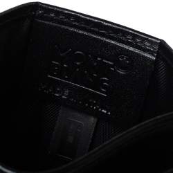 Pre Owned حافظة بطاقات مون بلان مايسترستاك جلد سوداء 6CC