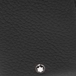 Pre Owned Montblanc Black Leather Meisterstuck Trifold Card Holder