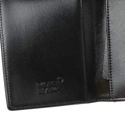 مملوكة مسبقًا Montblanc Black Leather Meisterstuck Business Card Holder