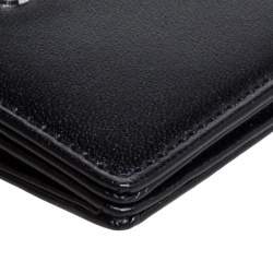 مملوكة مسبقًا Montblanc Black Leather Meisterstuck Business Card Holder