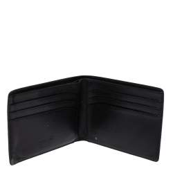 Pre Owned Montblanc Black Leather Meisterstuck Bifold Wallet