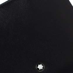 Pre Owned Montblanc Black Leather Meisterstuck Bifold Wallet