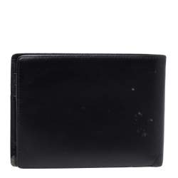 Pre Owned Montblanc Black Leather Meisterstuck Bifold Wallet