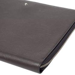 Montblanc Grey Leather Meisterstuck iPad Pouch 