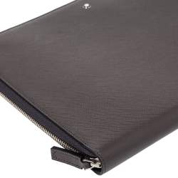 Montblanc Grey Leather Meisterstuck iPad Pouch 