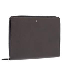 Montblanc Grey Leather Meisterstuck iPad Pouch 