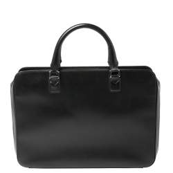 Pre Owned Montblanc Black Leather Meisterstuck Document Case