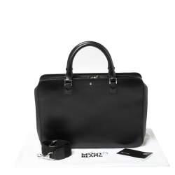 Pre Owned Montblanc Black Leather Meisterstuck Document Case