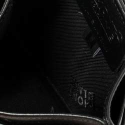 Pre Owned حافظة بطاقات مون بلان مايسترستاك جلد سوداء 6CC