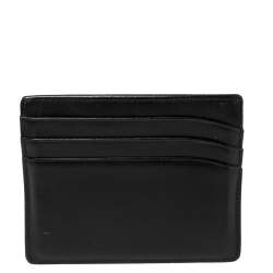 Pre Owned حافظة بطاقات مون بلان مايسترستاك جلد سوداء 6CC