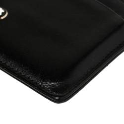 Pre Owned حافظة بطاقات مون بلان مايسترستاك جلد سوداء 6CC