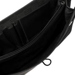 مملوكة مسبقًا Montblanc Black Fabric and Leather Double Gusset Nightflight Briefcase