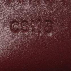 Montblanc Maroon Leather Meisterstuck Zip Portfolio
