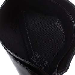 Pre Owned حافظة بطاقات مون بلان ميستيرستوك 6 بطاقات إئتمان جلد أسود 