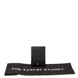 مملوكة مسبقًا حافظة بطاقات مون بلان ميستروك بيزنس جلد أسود