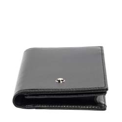 Pre Owned Montblanc Black Leather Meisterstück Business Card Holder