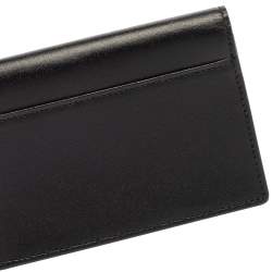 Pre Owned Montblanc Black Leather Meisterstück Business Card Holder