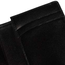 Pre Owned Montblanc Black Leather Business Card Holder