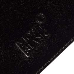 Pre Owned Montblanc Black Leather Business Card Holder