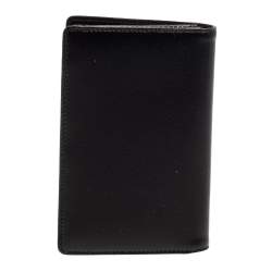 Pre Owned Montblanc Black Leather Business Card Holder