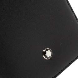 Pre Owned Montblanc Black Leather Business Card Holder