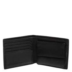 Pre Owned محفظة مون بلان سارتوريال جلد أسود ثنائية الطي