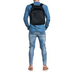 Pre Owned حقيبة ظهر مون بلان اكستريم كبيرةجلد أسود