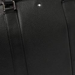 مملوكة مسبقًا Montblanc Black Leather Meisterstuck Document Briefcase