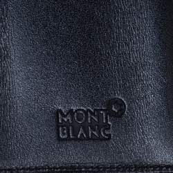 Pre Owned Montblanc Black Leather Meisterstuck Business Card Holder