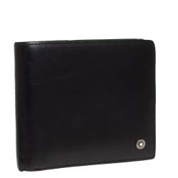 مملوكة مسبقًا Montblanc Black Leather Westside Bifold Wallet 
