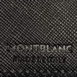 Pre Owned Montblanc Black Leather Sartorial 6CC Bifold Wallet  