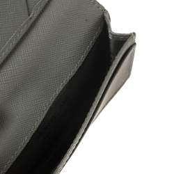 Pre Owned Montblanc Blue/Grey Leather Meisterstück Card Holder