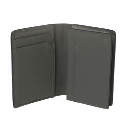 Pre Owned Montblanc Blue/Grey Leather Meisterstück Card Holder