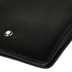 مملوكة مسبقًا Montblanc Black Leather Miesterstuck Bifold Wallet