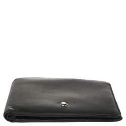 مملوكة مسبقًا Montblanc Black Leather Miesterstuck Bifold Wallet