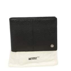 مملوكة مسبقًا Montblanc Black Leather Bifold Wallet