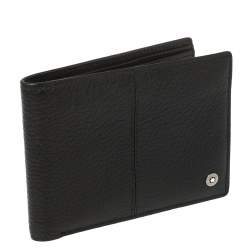 مملوكة مسبقًا Montblanc Black Leather Bifold Wallet