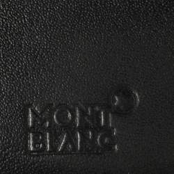 مملوكة مسبقًا Montblanc Black Leather Meisterstuck Bifold Wallet