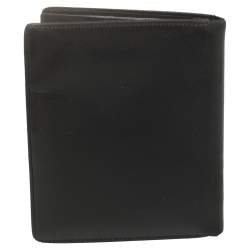 مملوكة مسبقًا Montblanc Black Leather Meisterstuck Bifold Wallet