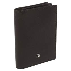 مملوكة مسبقًا Montblanc Dark Brown Sartorial Leather Business Card Holder