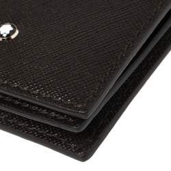 مملوكة مسبقًا Montblanc Dark Brown Sartorial Leather Business Card Holder