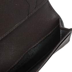 مملوكة مسبقًا Montblanc Dark Brown Sartorial Leather Business Card Holder