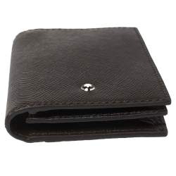مملوكة مسبقًا Montblanc Dark Brown Sartorial Leather Business Card Holder