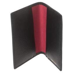 مملوكة مسبقًا Montblanc Black Leather Card Holder